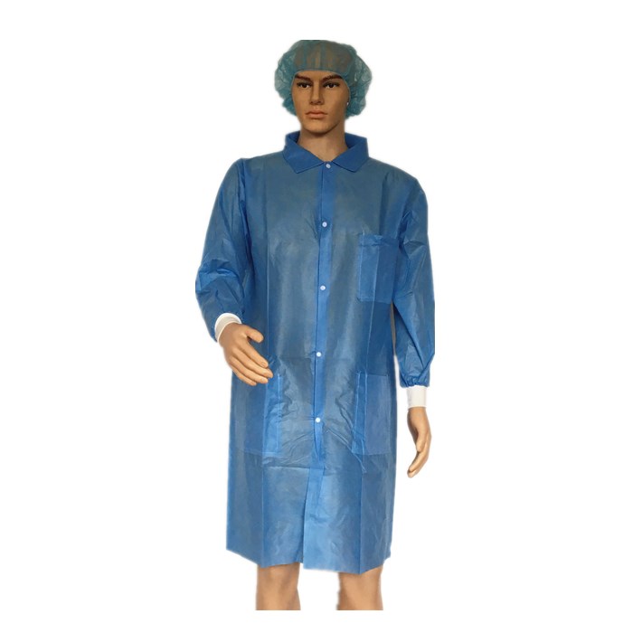 DIsposable Nonwoven Lab Coat 