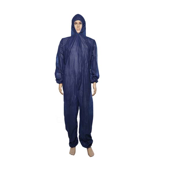 Disposable Blue PP Single Layer Coveralls