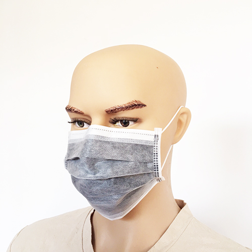 Disposable Non-woven Active Carbon Gary 4 Layer Medical Face mask