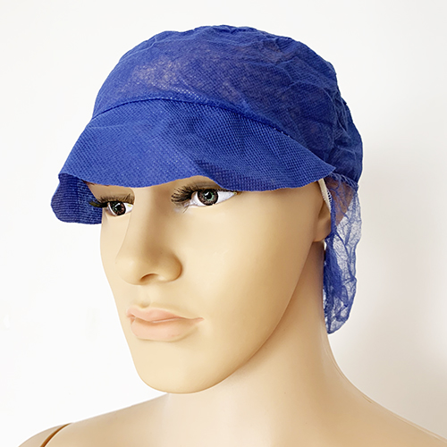 Nonwoven Disposable Peaked Work Cap 