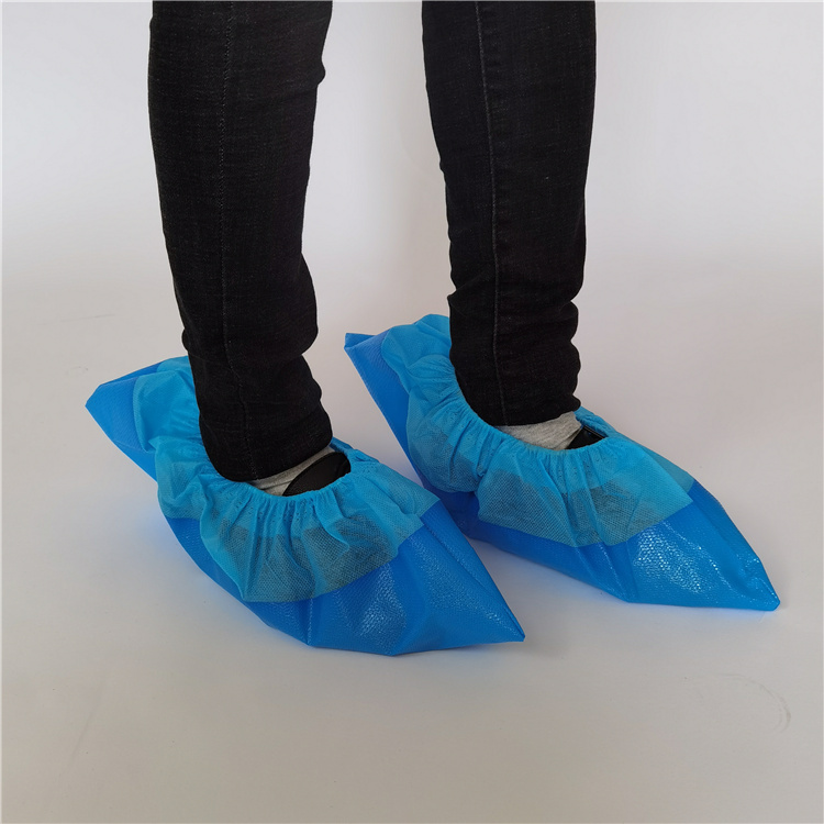 Non woven Safety Medical disposable PP+CPE overshoe boots