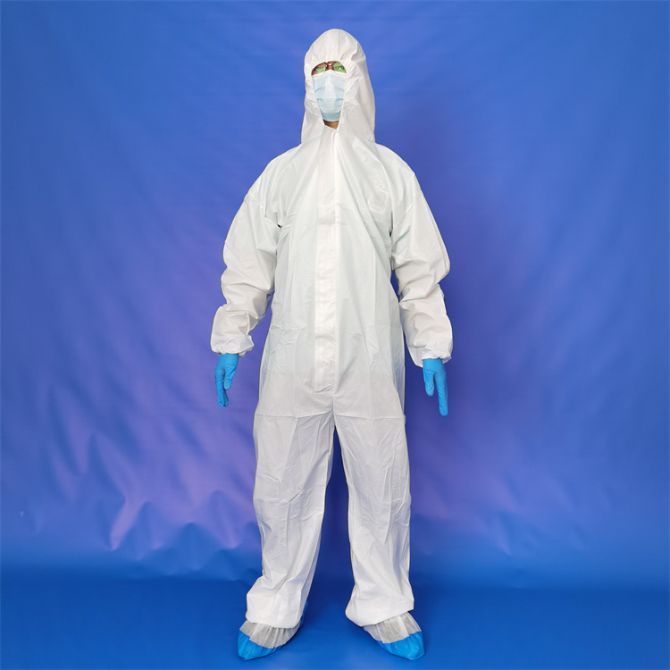 Good quality safety protective SF disposable coverall 