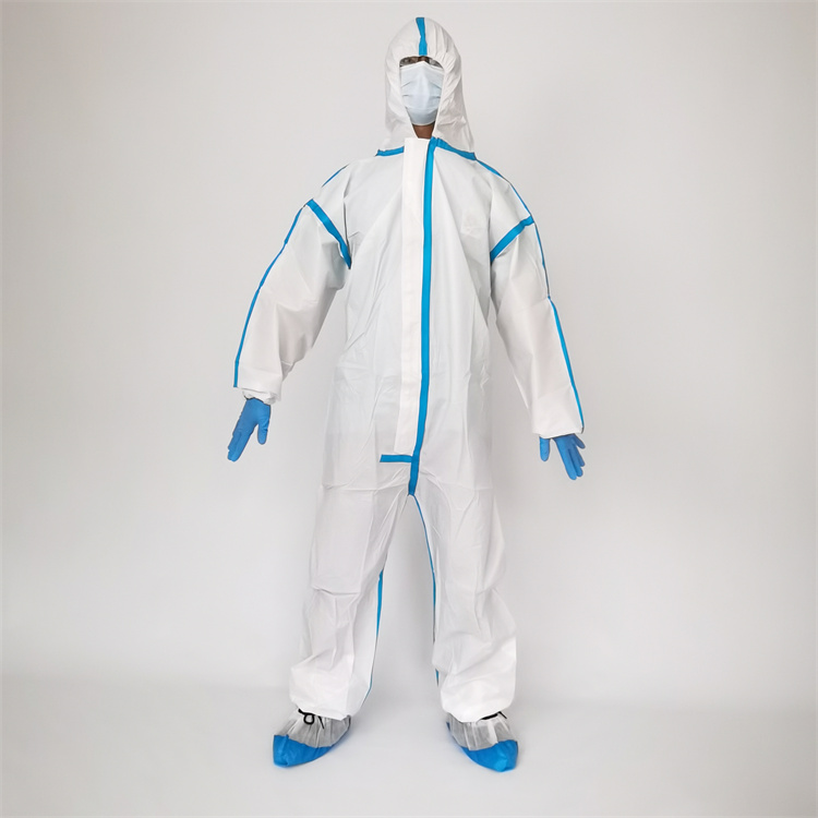 Disposable non woven coverall breathable coveralls